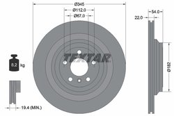 DISC FRANA TEXTAR 92284003 - Compatibil cu BRABUS, MERCEDES-BENZ
