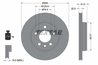 DISC FRANA TEXTAR 92288503 - Compatibil cu MAN, VW