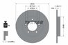 DISC FRANA TEXTAR 92291703 - Compatibil cu HYUNDAI, KIA