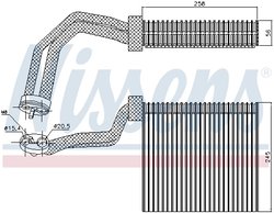 Evaporator aer conditionat Nissens 92293