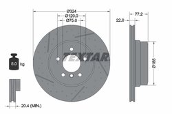 DISC FRANA TEXTAR 92295505 - Compatibil cu BMW
