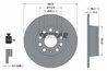 DISC FRANA TEXTAR 92300003 - Compatibil cu AUDI, SEAT, SKODA, VW