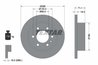 DISC FRANA TEXTAR 92301103 - Compatibil cu FREIGHTLINER, MERCEDES-BENZ