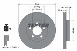 DISC FRANA TEXTAR 92303803 - Compatibil cu AUDI, SEAT, SKODA, SKODA (SVW), VW