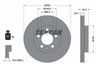 DISC FRANA TEXTAR 92303803 - Compatibil cu AUDI, SEAT, SKODA, SKODA (SVW), VW