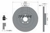 DISC FRANA TEXTAR 92304503 - Compatibil cu POLESTAR, VOLVO, VOLVO ASIA