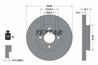 DISC FRANA TEXTAR 92304603 - Compatibil cu HYUNDAI, KIA, KIA (DYK)