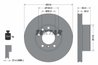 DISC FRANA TEXTAR 92304905 - Compatibil cu MERCEDES-BENZ, PUCH