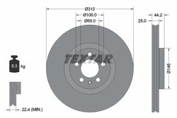 Disc frana Textar 92306405