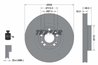 Disc frana Textar 92307105