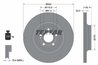 DISC FRANA TEXTAR 92307005 - Compatibil cu MERCEDES-BENZ