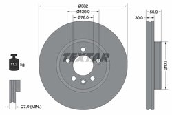DISC FRANA TEXTAR 92307705 - Compatibil cu VW