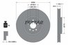DISC FRANA TEXTAR 92308205 - Compatibil cu JAGUAR, LAND ROVER