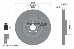 Disc frana Textar 92308905