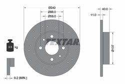 Disc frana Textar 92316003