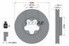 DISC FRANA TEXTAR 92320303 - Compatibil cu FORD