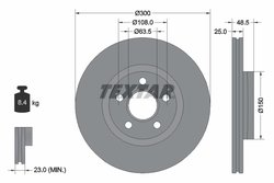 DISC FRANA TEXTAR 92326003 - Compatibil cu FORD
