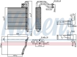 Evaporator aer conditionat Nissens 92333