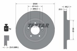 Disc frana Textar 92333203