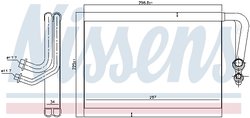 Evaporator aer conditionat Nissens 92337