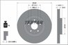 DISC FRANA TEXTAR 92337603 - Compatibil cu MAZDA, MAZDA (CHANGAN)