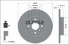 DISC FRANA TEXTAR 92338203 - Compatibil cu MAZDA