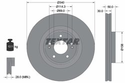 Disc frana Textar 92342803