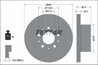 Disc frana Textar 92344903