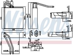 Evaporator aer conditionat Nissens 92376