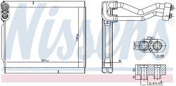 Evaporator aer conditionat Nissens 92380