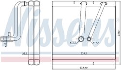 EVAPORATOR AER CONDITIONAT NISSENS 92381 - Compatibil cu AUDI, SEAT, SKODA, VW