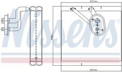 EVAPORATOR AER CONDITIONAT NISSENS 92388 - Compatibil cu POLESTAR, VOLVO
