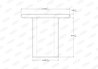 Nit, material frictiune saboti frana Beral 93057