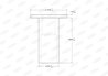Nit, material frictiune saboti frana Beral 93060