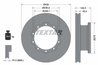 DISC FRANA TEXTAR 93087000 - Compatibil cu ERF, MAN