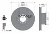 DISC FRANA TEXTAR 93101300 - Compatibil cu MERCEDES-BENZ