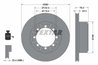 DISC FRANA TEXTAR 93117600 - Compatibil cu RENAULT, RENAULT TRUCKS