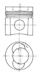 Piston Kolbenschmidt 93137600