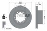 DISC FRANA TEXTAR 93143403 - Compatibil cu FREIGHTLINER, MERCEDES-BENZ, MERCEDES-BENZ (FJDA), VW