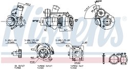 TURBINA NISSENS 93147 - Compatibil cu VOLVO