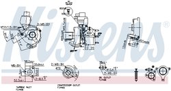 TURBINA NISSENS 93146 - Compatibil cu AUDI, SEAT