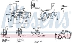 TURBINA NISSENS 93169 - Compatibil cu AUDI, VW