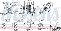 TURBINA NISSENS 93173 - Compatibil cu AUDI, SKODA, VW