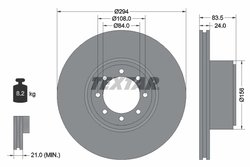 DISC FRANA TEXTAR 93175300 - Compatibil cu IVECO