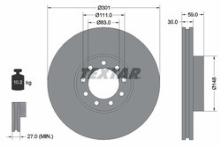 Disc frana Textar 93177603