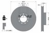 DISC FRANA TEXTAR 93177603 - Compatibil cu IVECO