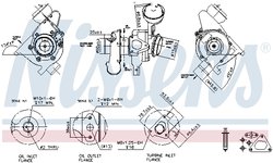 TURBINA NISSENS 93192 - Compatibil cu MERCEDES-BENZ