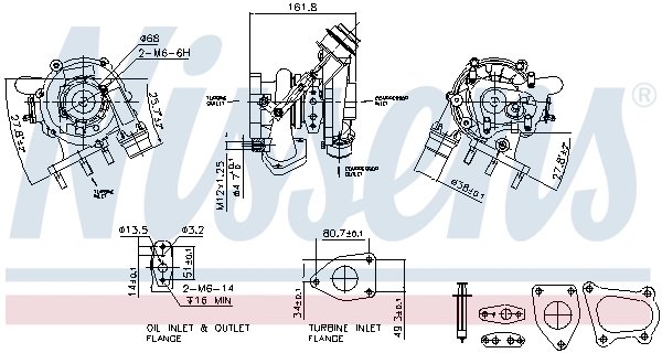 Turbina Nissens 93233