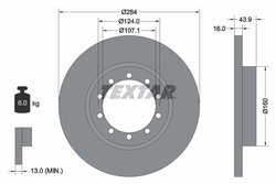 DISC FRANA TEXTAR 93242500 - Compatibil cu FORD, FORD (JMC), FORD AUSTRALIA