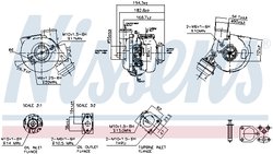 TURBINA NISSENS 93249 - Compatibil cu BMW